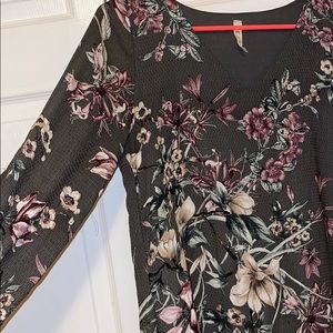 Floral Long Sleeve Dress